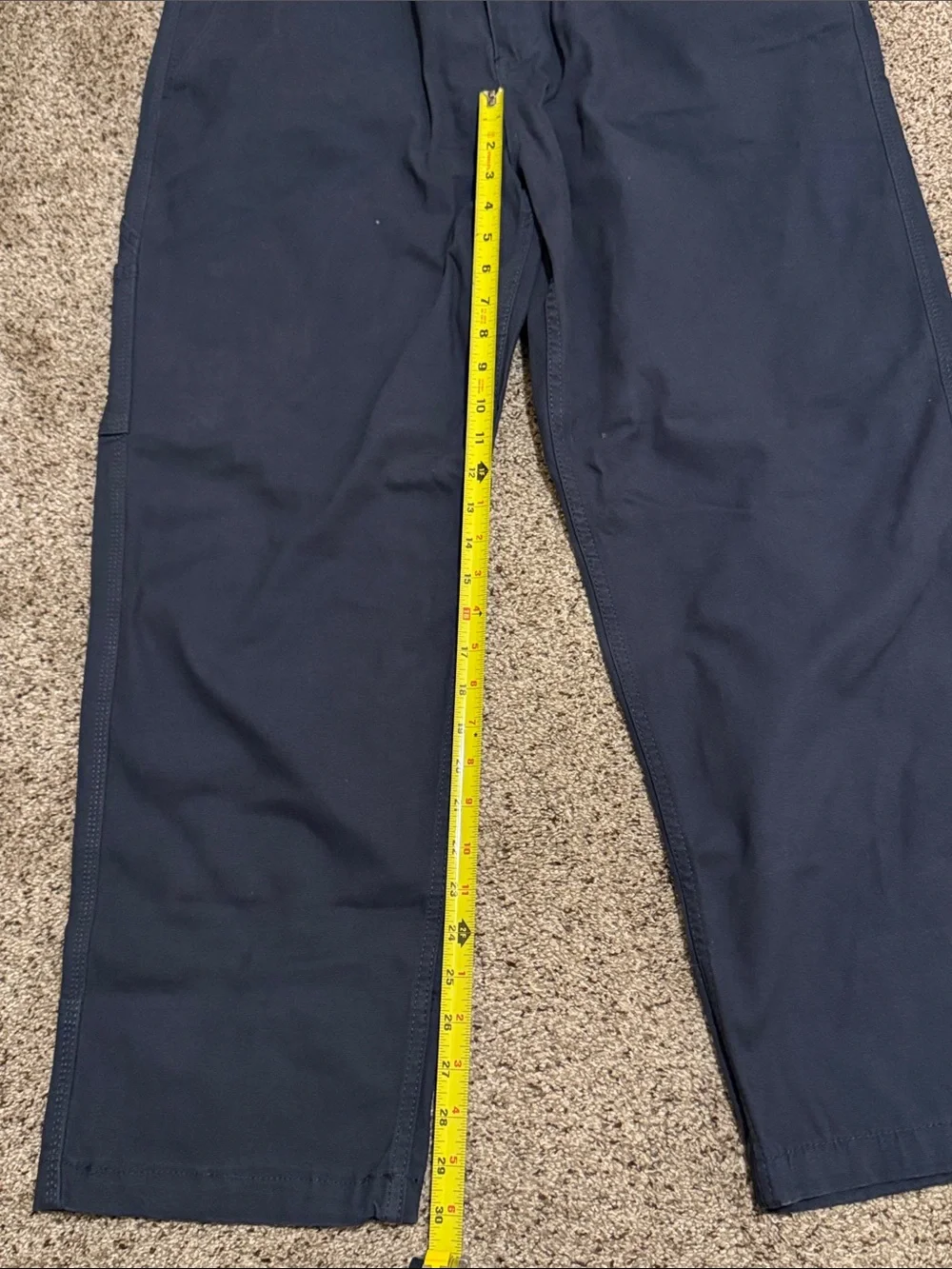 Colorado Clothing Men's Navy Blue Relaxed Fit Canvas Pants size 38x30 (NWT)